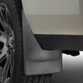 thumbnail image 2 of Fits 2015-2020 Cadillac Escalade Weathertech Mud Flap 120037 Direct-Fit; Set of 2; Contoured; Without Logo; Black; Thermoplastic; QuickTurn Fastening System, 2 of 3