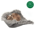 thumbnail image 5 of FurHaven | Convertible Self-Warming Cuddle Pet Mat & Bed for Dogs & Cats, Gray, Small, 5 of 11