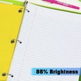 thumbnail image 5 of BAZIC Filler Paper Loose Leaf 150 Sheet, College Ruled 3 Hole Punched, 2-Packs, 5 of 8