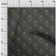 thumbnail image 2 of oneOone Cotton Silk Gray Fabric Floral Sewing Material Print Fabric By The Yard 42 Inch Wide, 2 of 5