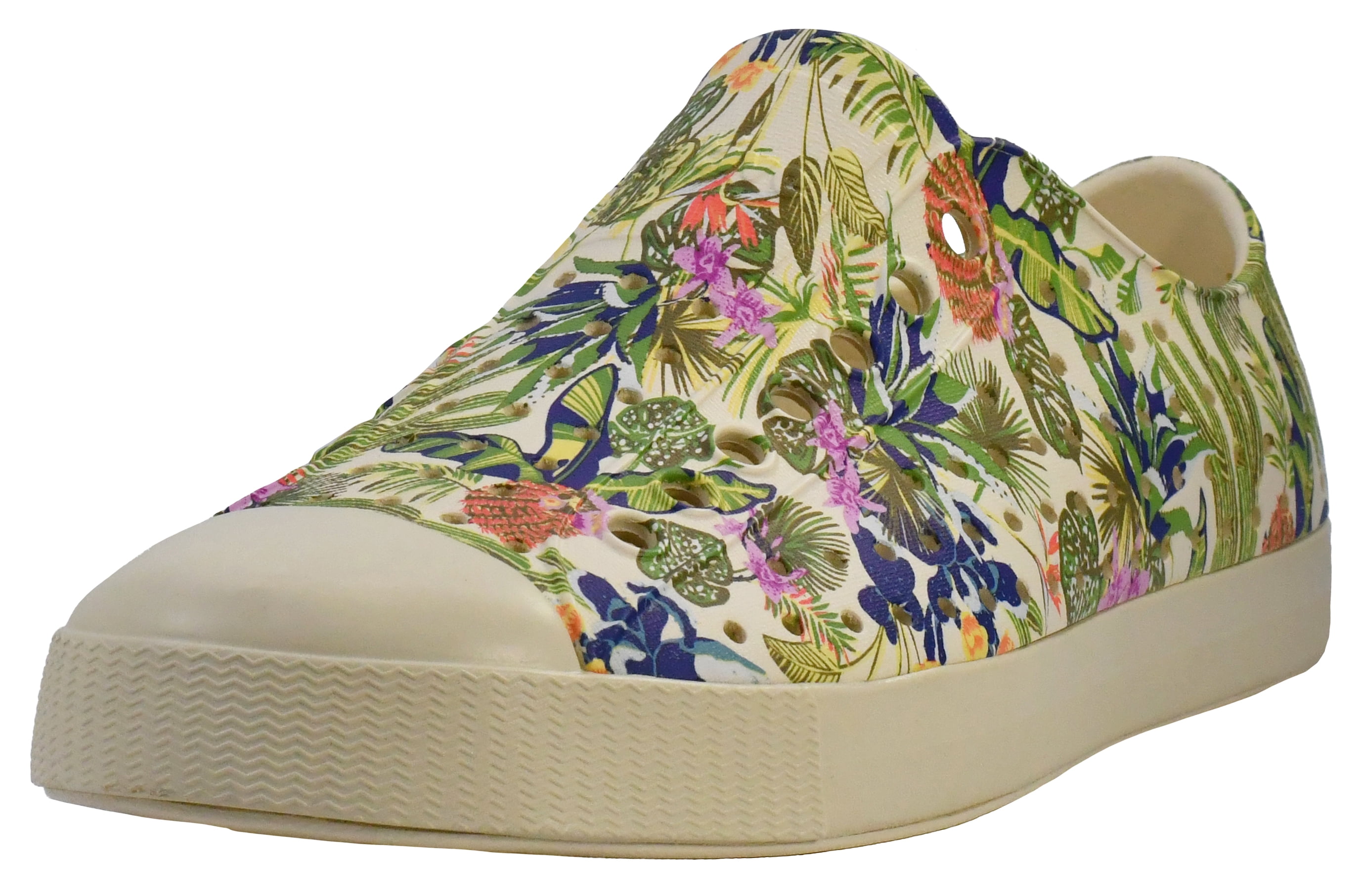 Native Shoes Unisex Adult Jefferson Wanderfoam Print Slip On Sneakers Walking Shoes Lightweight Breathable Sugarcane EVA Sole Water Friendly