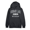 thumbnail image 1 of Hubbard Lake Michigan Classic Established Premium Cotton Hoodie, 1 of 1