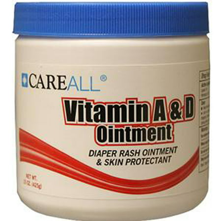 CareAll Vitamin A & D Topical Ointment 15 oz.-1 (Best Topical Cream For Skin Rash)