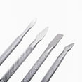thumbnail image 2 of Cuticle Nail Scraper,4pcs Cuticle Pusher Stainless Cuticle Cutter Set Cuticle Pusher Set User-Friendly Design, 2 of 4