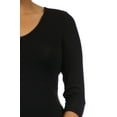 thumbnail image 5 of Women's 3/4 Maternity Sleeve V-neck Tunic, 5 of 8