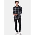 thumbnail image 4 of Burnside Men's Modern Fit Plaid Flannel Shirt with Long Sleeves, Sizes S-2XL, 4 of 5