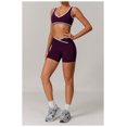 thumbnail image 4 of PISONIC Two Piece Workout Sets for Women Color Block Sports Bra and Scrunch Butt Lifting Shorts Gym Yoga Active Wear Outfits, 4 of 8
