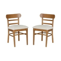 Linon Tuttle Chair Brown Gray Set Of 2
