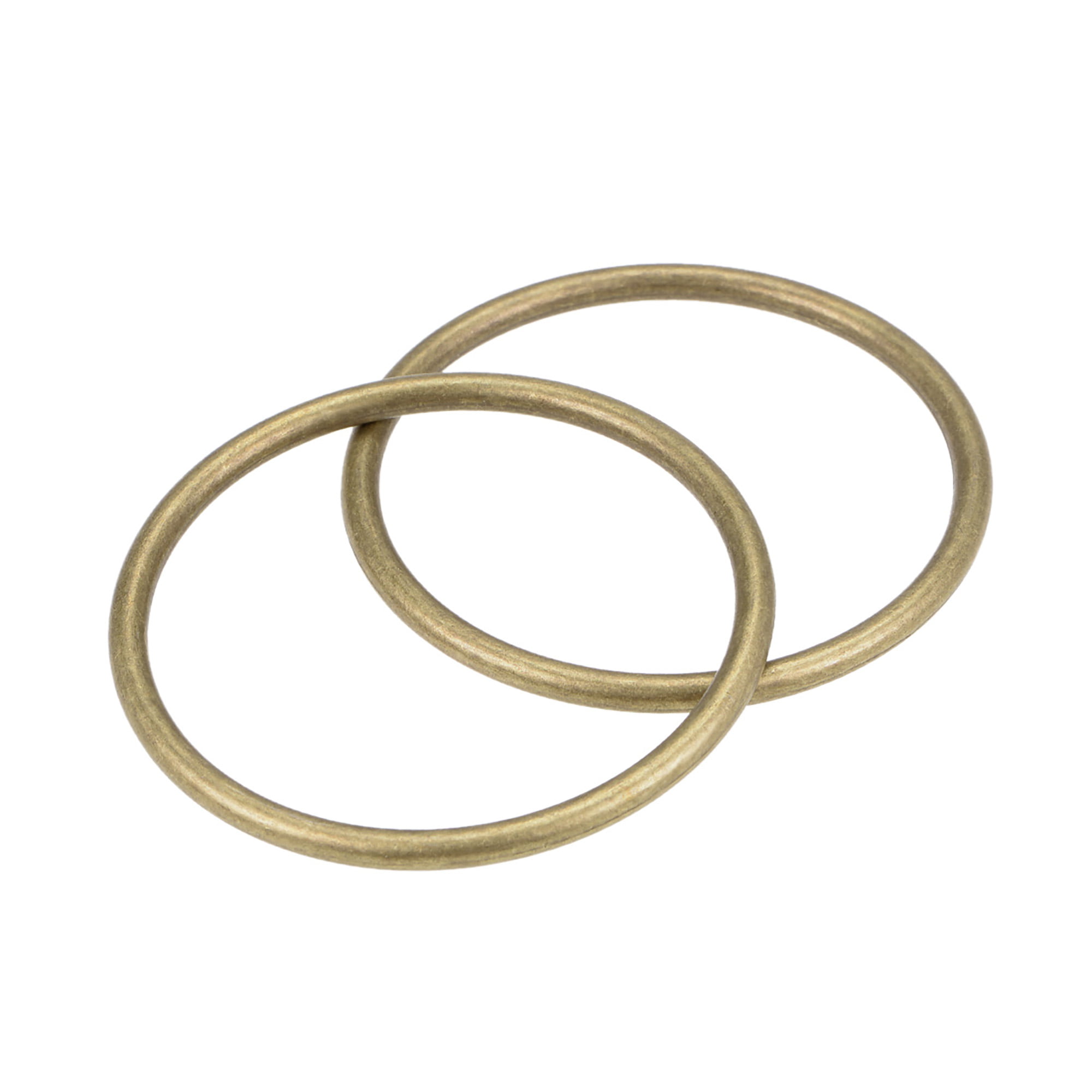 10 Pcs O Ring Buckle 1" O-Rings Gold Tone for Hardware Bags Craft DIY 25mm 