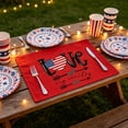 thumbnail image 1 of Independence Day Placemat For Dining Table Kitchen Accessories Independence Day Decoration Placemat Home Tool, 1 of 6