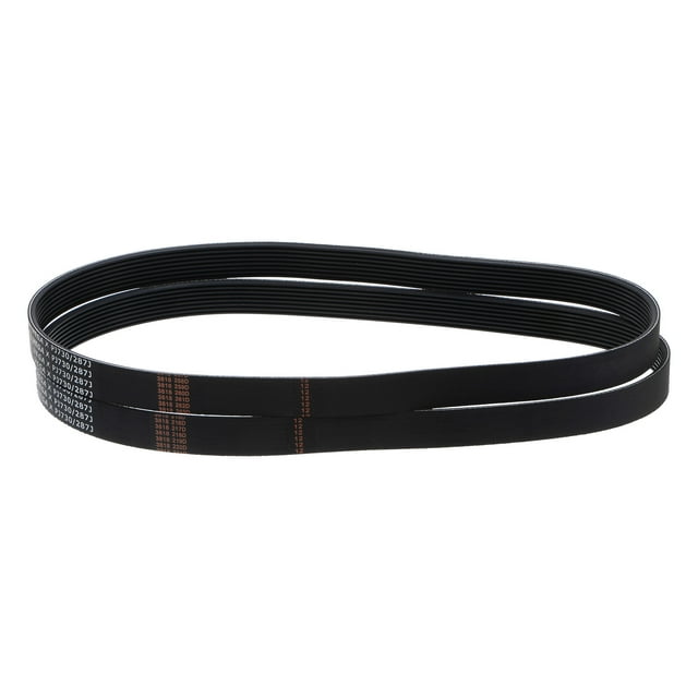 Unique Bargains 287J8 PJ V-Ribbed Belt, EPDM Industrial Transmission Serpentine Belt, 2 Pack
