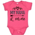 thumbnail image 3 of Inktastic My Nana Grandma Loves Me Girls Girls Baby Bodysuit, 3 of 5