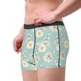 thumbnail image 3 of Bingfone Floral Daisy Men's Underwear - Casual Stretch Boxer Briefs-Small, 3 of 7