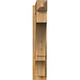 thumbnail image 2 of Ekena Millwork 6"W x 28"D x 32"H Balboa Rough Sawn Craftsman Outlooker, Western Red Cedar, 2 of 4