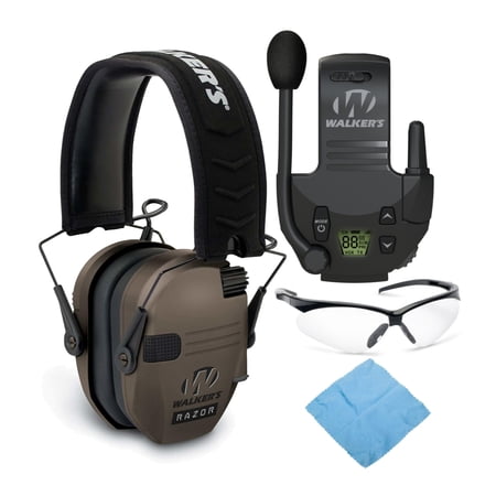 UPC: 0663701821062 | Walkers Razor Slim Electronic Muff (Flat Dark Earth) with Walkie Talkie Bundle