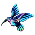 thumbnail image 2 of Colibrí de metal perfecl decoración de la pared Colorido jardín, 2 of 8