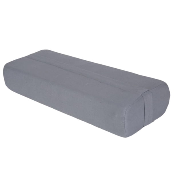 Almencla Yoga Bolster Comfortable with Carrying Handle for Meditation Support Balance Grey