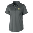 thumbnail image 2 of Women's Cutter & Buck Gray XULA Gold Prospect Textured Stretch Polo, 2 of 3