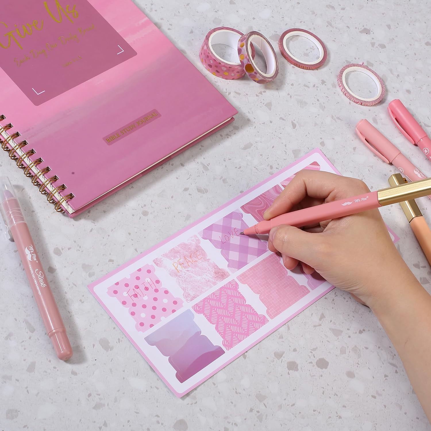 Mr. Pen- Bible Journaling Kit, Bible Highlighters and Pens No Bleed