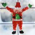 thumbnail image 4 of Blusa Decoración colgante esponjosa de Papá Noel con regalos de fiesta con luz LED (luz cálida 17 Kuymtek luz cálida 170cm Única para Unisex, 4 of 8