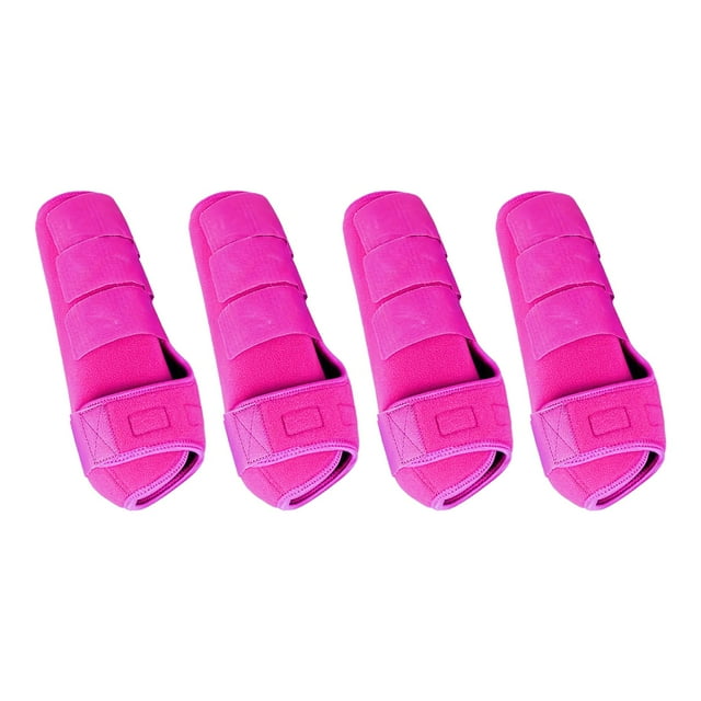 ziyahi 4x Horse for Boots Support Reusable Breathable Covers for Protection Comfortable eg Rose pink S