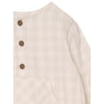 thumbnail image 4 of Modern Moments by Gerber Baby Boy Henley Dumpling Romper with Kanga Pocket, Sizes 0/3 Months - 24 Months, 4 of 7
