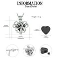 thumbnail image 2 of Hollow Butterfly Cremation Urn Necklace for Ashes- Urn Locket Ashes Necklace Urn Jewelry Memorial Keepsake Fine Keepsake for A Loss of the Loved One, 2 of 8