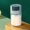 thumbnail image 4 of Salière avec Bouton-Poussoir, Résistante à l'Humidité, pour Sel, Sucre, Épices, Poivre, Vert, 4 of 8