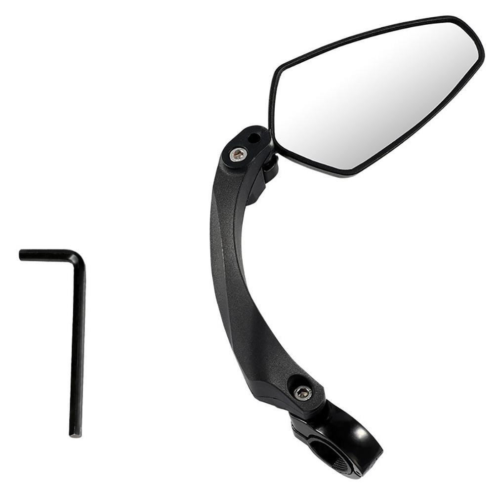 Wide-Angle Convex Mirror Cycling Rear View MTB Bike Also for Motorcycle Mirror Adjustable Rotatable Bicycle Rear View Glass Mirror Srliya Bike Mirror