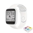 thumbnail image 4 of Y68 Smart Watch Medición De Presión Arterial De Oxígeno En Sangre Frecuencia Cardíaca Rastreador De Fitness Medidor De Ejercicio Millaje Calor Llamada Recordatorio De Información Monitoreo Del Sueño R, 4 of 4