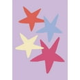 thumbnail image 2 of 1x Studio 24x32 White Modern Wood Framed Museum Art Print Titled - Four Stars 01, 2 of 4