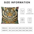 thumbnail image 5 of Tiger Cushion Cover Chinoiserie Pillow Covers Animal Print Pillowcase Colorful Pillow Statement Pillow Farmhouse Home Decorative Pillows for Sofa Couch Housewarming Gift, 5 of 5