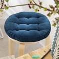 thumbnail image 5 of Dthchengua 16" Solid Color Flax Round Chair Cushion - Comfortable Chair Cushions Home Pillow Indoor,Non-Slip Bottom, 5 of 6
