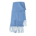 thumbnail image 2 of Scarf, Solid Color Mohair Scarf, Soft Big Pull Warm Scarf, Chunky Lazy Style Scarf for Women, Winter Fashion, Cozy And Fluffy, Luxurious Gift Baberdicy, Ideal for Women, 2 of 4