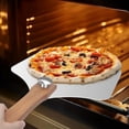 thumbnail image 2 of Aluminum Pizza Peel 12x14" With Foldable Wooden Handle - Metal Paddle, Rocker Cutter, and Server for Pizza Oven (Gift-Ready), 2 of 7