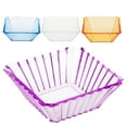 thumbnail image 4 of Tazón de Fuente Sunnimix Anaranjado Azul Claro Púrpura Platos de fruta, 4 of 8
