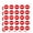 Clear, variant on Red Eject Button Design Funny Planner Calendar Scrapbooking Crafting Stickers