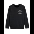 thumbnail image 3 of Sudadera de Halloween para Mujer, Suéter Bordado de Temporada Espeluznante, Suéter de Otoño Fantasma. Negro S, 3 of 5