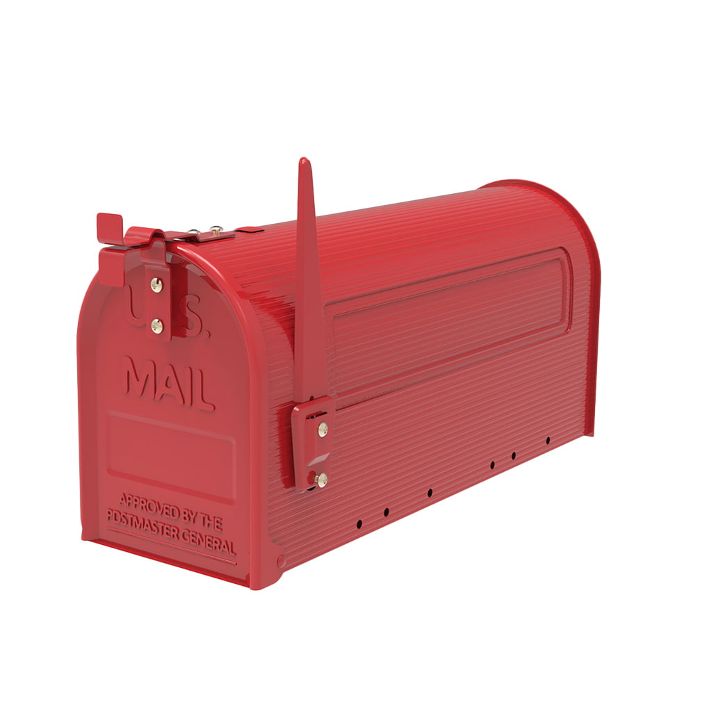 Plastic Mailbox Post Kit Heavy Duty Letter Newspaper Delivery Storage Holder