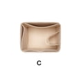 thumbnail image 5 of Bolsa organizadora con inserto de fieltro para bolso Lindy Mini 26 30 34, bolsa de viaje para maquillaje de mujer, bolsa de almacenamiento de cosméticos portátil interior, personalizada, 5 of 5
