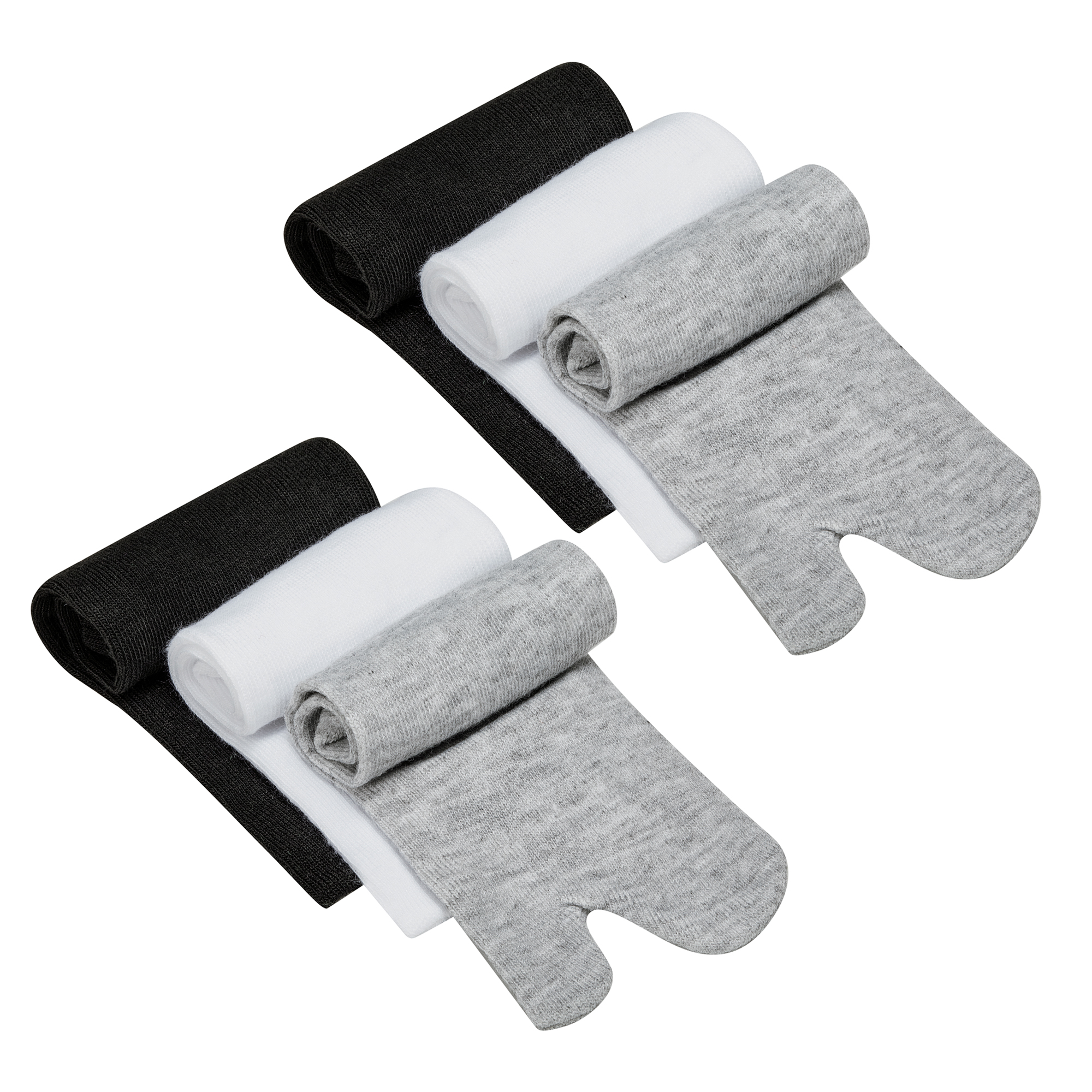 V-Toe Athletic Tabi Big Toe Crew Socks – Brown, Women's Flip-Flop Socks
