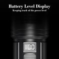 thumbnail image 4 of LED Rechargeable Flashlight: Ultra-Bright 3280ft Range, 3 Modes, Aluminum Housing, USB Fast Charging, Long Battery Life, Waterproof & Durable for Outdoor Use - Black, 17.3cm Length, 150g Weight, 4 of 6