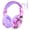 LightPurple, variant on QearFun Kids Headphones Wired with 85/94dB Volume Limit, Foldable On-Ear Headset with Microphone & Audio Sharing Port for School, Travel, Tablet - for Boys & Girls (Deep Purple)
