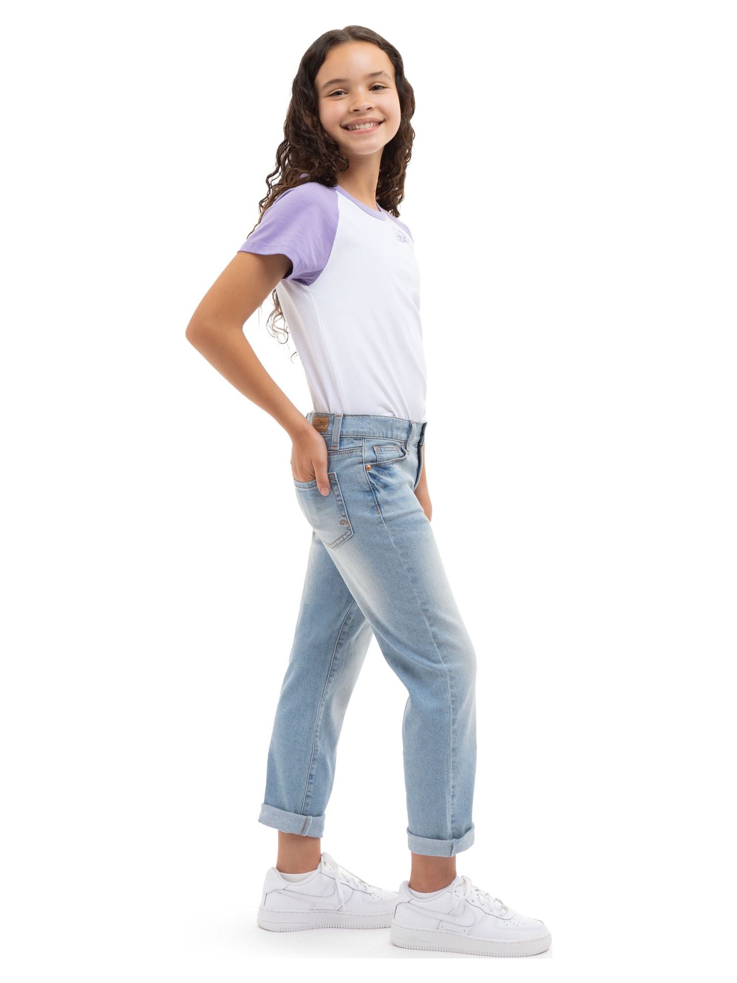 Jordache Girls High Rise Girlfriend Jean, Sizes 5-18