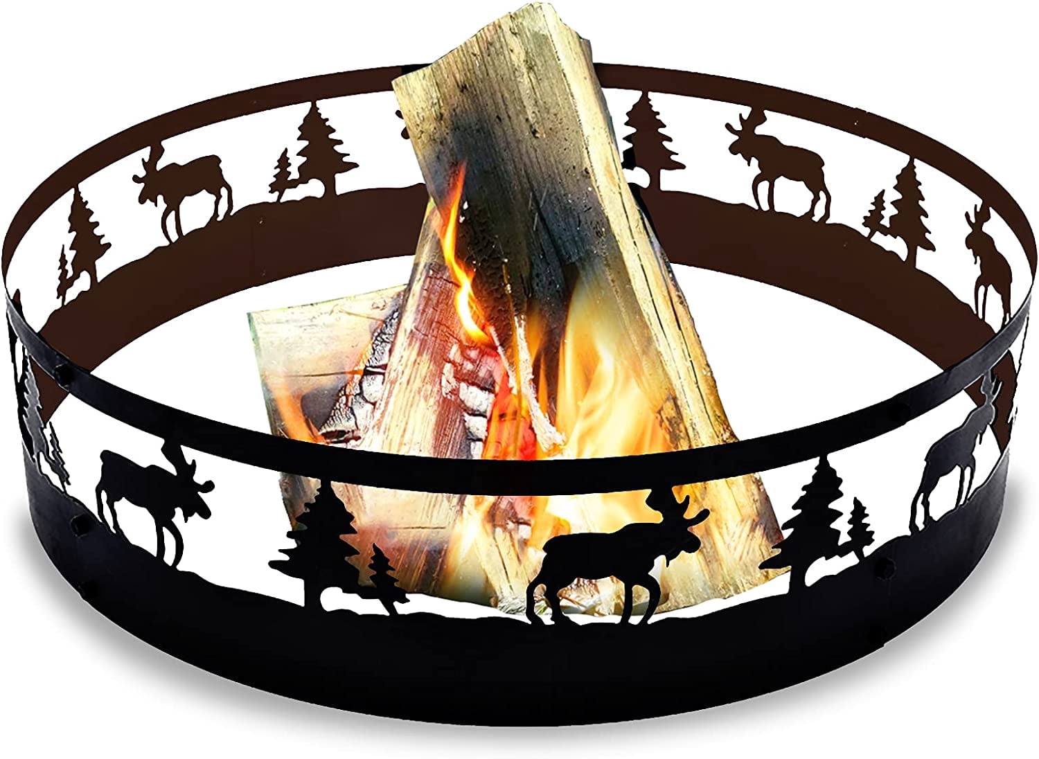 ANDGOAL Fire Ring Fire Rings for Outdoors Durable Fire Ring, Visual