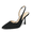 BLACK-NUBUCK, variant on Women's Slingback Closed Pointed Toe Kitten Heels High Stiletto D'Orsay Dress Shoes Wedding Work Comfortable Pumps