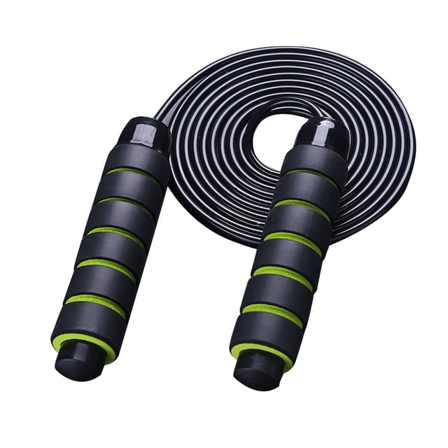Skipping Rope Tangle-Free Gym Fitness Speed Jump Rope Cable Ball Bearing Foam Handles Aerobic Exercise