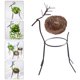 thumbnail image 3 of Soporte de exhibición creativo para plantas de aire, soporte de exhibición para plantas (negro), 2 uds., 3 of 5