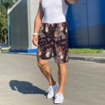 thumbnail image 5 of Bixox Men's Romantic Paris printed lightweight casual shorts, soft sleep shorts with pockets., 5 of 5