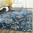 thumbnail image 5 of Safavieh  Couture Handmade Moroccan Jauhen Modern Viscose Rug Ivory/Black 6' x 9' 6' x 9', 5 of 5
